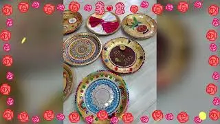 #Decor aarathi plates#wedding#trendy decor#creative ideas