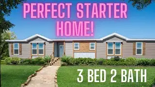 The Perfect Starter Home! 3 bed 2 bath Woodland Series Millwood Mobile Home Tour