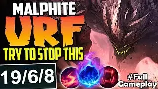 FULL MAGIC PEN MALPHITE URF | TRY TO STOP THIS | Malphite vs Zed MID | Season 8 ARURF Full Gameplay