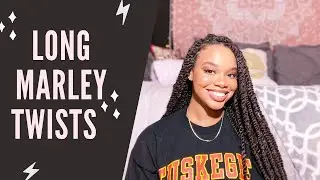 DIY PROTECTIVE STYLE | BEGINNER FRIENDLY LONG MARLEY TWISTS | NO CROCHET NEEDLE