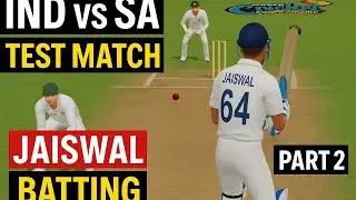 India vs South Africa Test Part-2 | Jaiswal On Fire | WCC3 Gameplay&rdquo;
