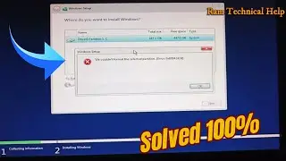 How to fix We couldn't format the selected partition. [Error: 0x8004242d].