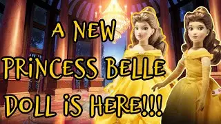 *New!* 30th Anniversary Beauty & The Beast Princess Belle Felt Doll! (Disney Limited Edition Dolls)
