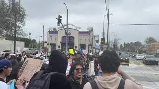LA Students Join Immigration Protests at North Hollywood High