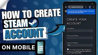 How to Create Steam Account on Mobile 📱🎮 | Android, iOS & iPad Guide
