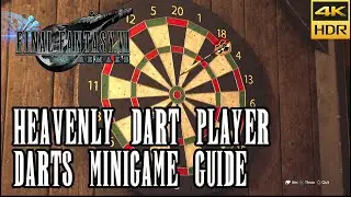 Heavenly Dart Player Trophy Guide - Luck Up Materia Location - Final Fantasy VII Remake [4k HDR]