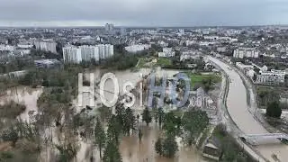 🚁✨ Floods in #Rennes, #France 🇫🇷  Captured by Drone - on HOsiHO.com ✨🚁
