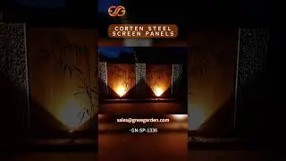 GNEE Corten Decorative Screen Design Panel #panel #cortensteel #screen #home #homedecor