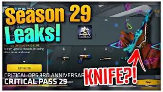 Critical Ops Season 29 *LEAKS* (50 TIERS & KNIFE!!!)