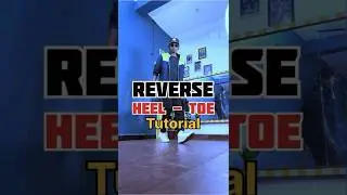 Reverse Heel Toe Tutorial #cwalk #jddancetutorial #hiphop