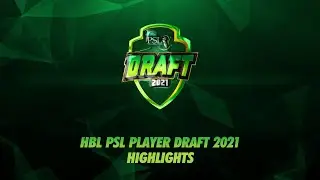 HBL PSL Player Draft 2021 Highlights