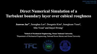 Direct numerical simulation of a turbulent boundary layer over cubical roughness