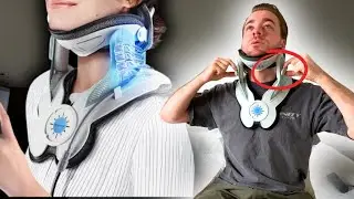 Cervical Neck Traction Device Review &ndash; Electric Air Pump Inflatable Stretcher for Pain Relief