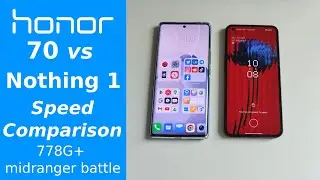 Honor 70 vs Nothing Phone 1 - Speed Test