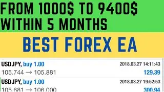 From 1000$ to 9400$ in 5 Months, Vey profitable EA