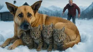 His Dog Disappeared in a Blizzard &ndash; Two Days Later She Came Back Leading Four Bobcats