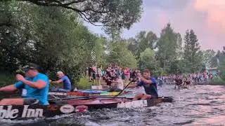 Ausable River Canoe Marathon 2025- Start after a couple of minutes