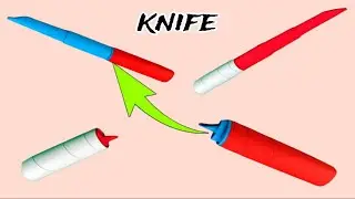 Magic paper knife,Easy origami,Tutorial