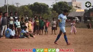 //PODAPADA FC 🔵🆚⚪ DALUA FC// UTKAL KISEWAR CLUB GRAMUDIHA FOOTBALL TOURNAMENT GRAMUDIHA 