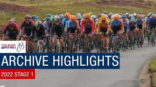 2022 Tour of Britain | Stage one highlights | Aberdeen to Glenshee Ski Centre