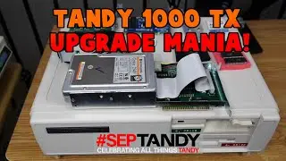 Upgrade Mania For The Tandy 1000 TX!  How Many Components Will We Upgrade?