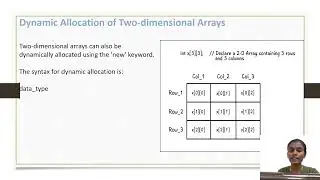 TWO DIMENSIONAL ARRAYS DECLARATION AND INITIALIZATION