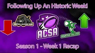 Following Up An Historic Week! Maximum Football 2020 Dynasty / ACSA Ep.5