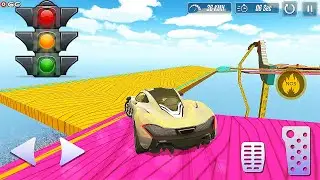 Mega Ramp Car Stunts 2020 - Impossible GT Car Racing Game - Android GamePlay #6
