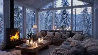 Winter sound drifting softly indoors ❄️ letting cold hours feel calm inside now softly