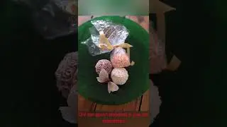 white Ros ball candle