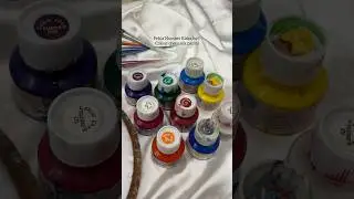 Silk paints to paint on fabric | fabric painting materials #fabricpainting #silkfabric
