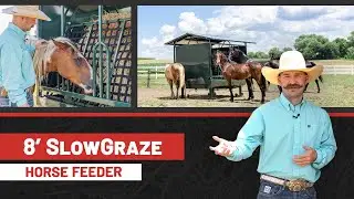 Farmco 8' SlowGraze Horse Feeder | A Feeder You and Your Horses Will LOVE!!!