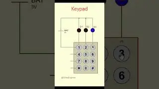 How do keypads work? #electronics #keypad