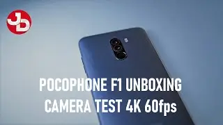 Xiaomi Pocophone F1 Unboxing & 4K 2160p 60fps Video Tests