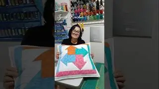 #Bloco com #retalhos #diy passo a passo no canal.