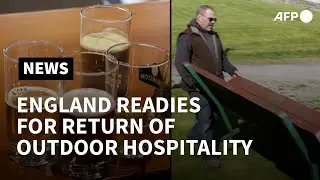 English pubs prepare for reopening of outdoor hospitality | AFP
