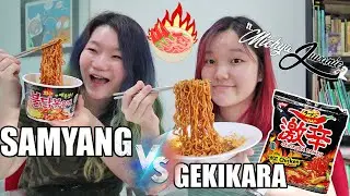 SAMYANG CUP VS NISSIN GEKIKARA RAMEN ft. Michya Juvanie