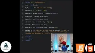 HTML & JavaScript Exercises: Countdown to Christmas