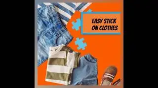 Easy Stick-on labels for clothes