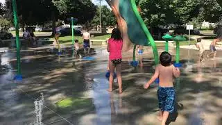 Splash pad @ Washington Park in Walla Walla