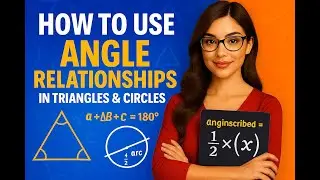 How to Use Angle Relationships in Triangles and Circles | Limitless Math