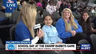19 schools attend Greenville Swamp Rabbits' School Day game
