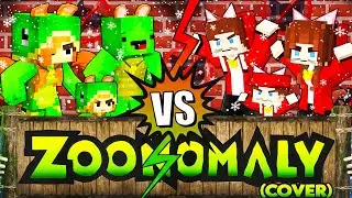 Cat JJ vs. Dog Mikey in Maizen Minecraft | Zoonomaly Theme Song (COVER)