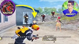 CAN AMORYT SAVE KALFAN | FIRST MATCH WITH KALFAN | PUBG MOBILE