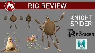 Knight Spider (The Rookies) - (free) Maya Animation Rig - Review