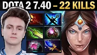 Mirana Pro Mid with Ethereal and 22 Kills - Dota 2 Gameplay