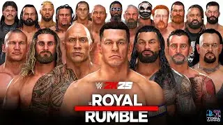 WWE 2K25 LIVE 🔴 Royal Rumble 2026 Match Gameplay | 30 Man Rumble | Day 2