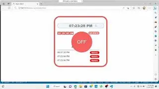 Alarm Web(Frontend Skill-test-1-demo)