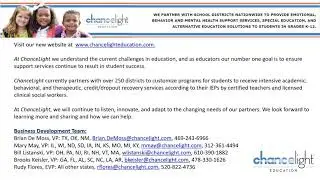 ChanceLight Education - Closing Learning Gaps