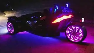 Slingshot Wheel Light Kit 4 Row (Motion/ RGB) by Ridinfresh